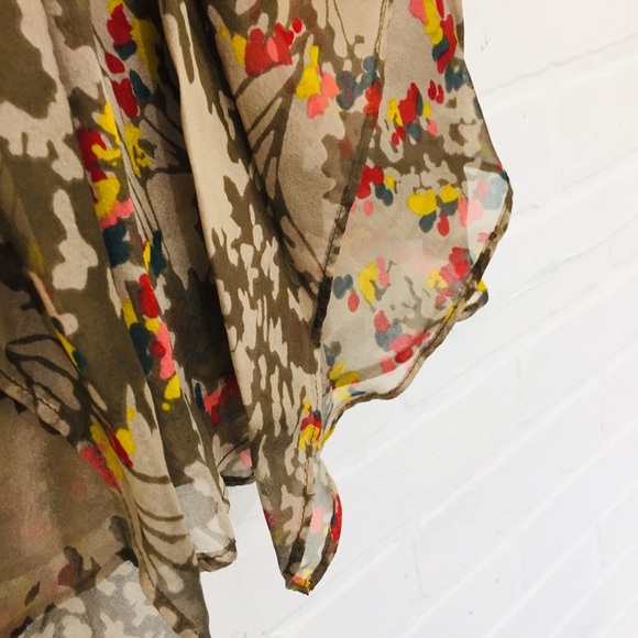 Anthro Postella Silk Braided Silk Draped Blouse - Picture 4 of 8